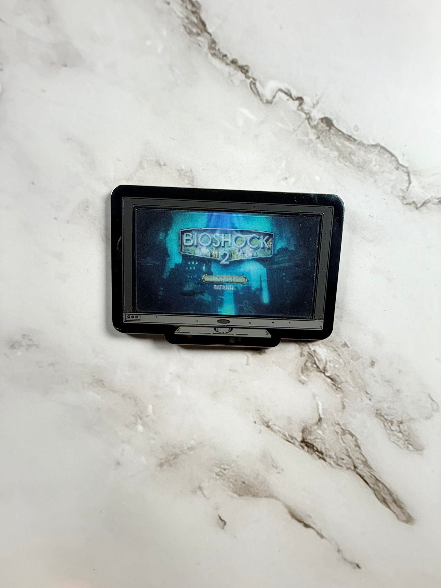 Monitor Lenticular Bioshock 2 Enamel Pin