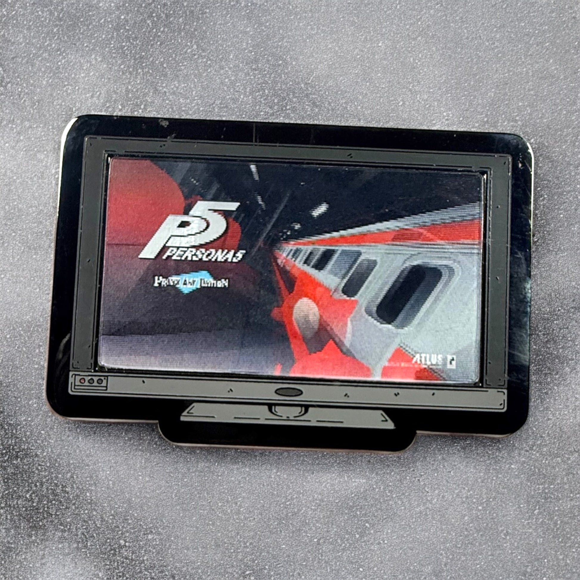 Screen displaying 'P5 Personas' with a train graphic on a gray background