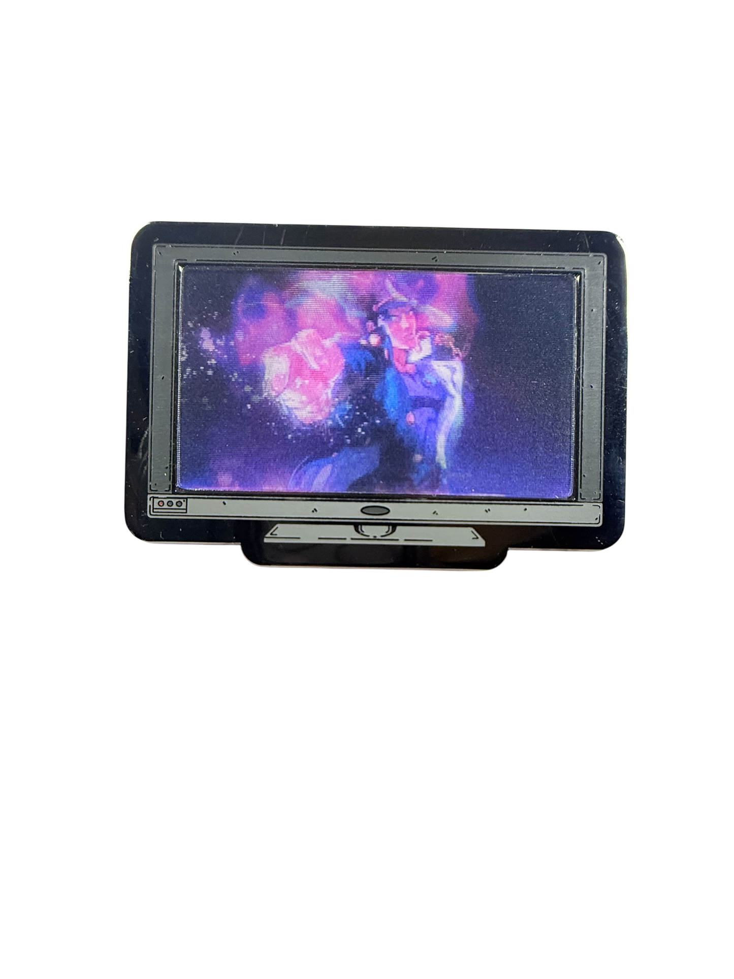 Monitor Lenticular Star Platinum Enamel Pin