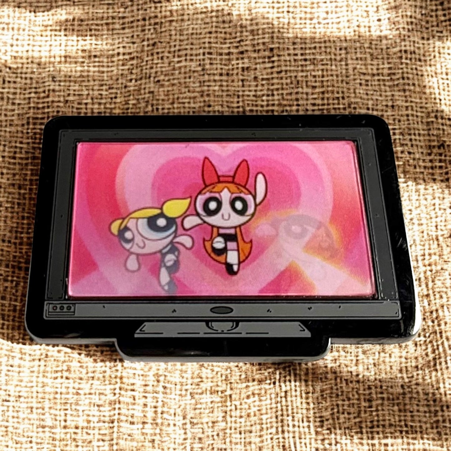 Monitor Lenticular Power Puff Girls Enamel Pin