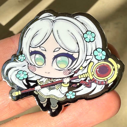2" Frieren Chibi Hard Enamel Pin
