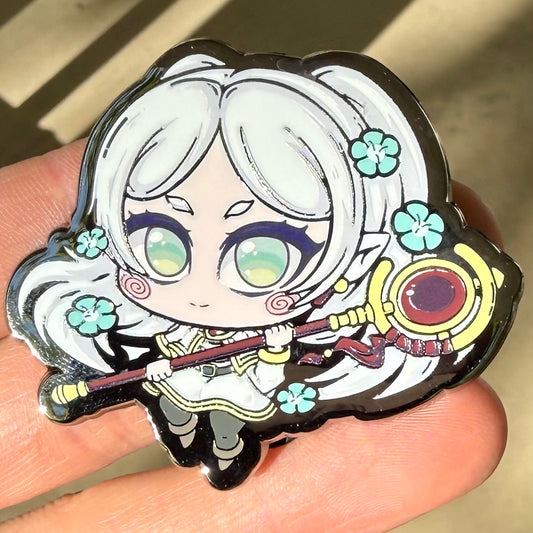 2" Frieren Chibi Hard Enamel Pin
