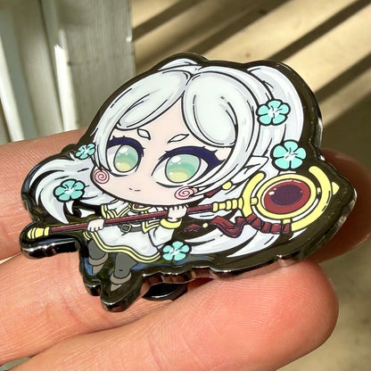 2" Frieren Chibi Hard Enamel Pin