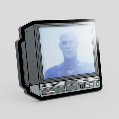 CRTV Lenticular Pinhead Pin