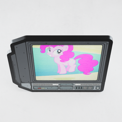 CRTV Lenticular Pinkie Pie Pin