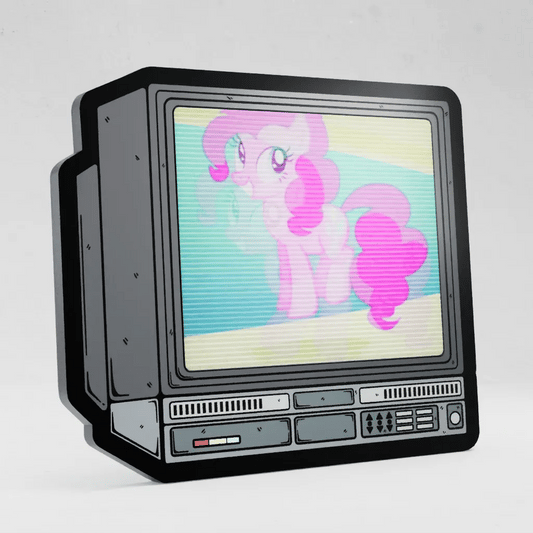CRTV Lenticular Pinkie Pie Pin