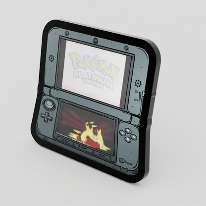 3DS Lenticular  Platinum Enamel Pin