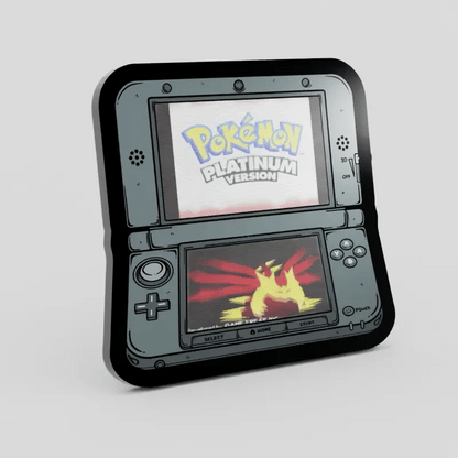 3DS Lenticular  Platinum Enamel Pin