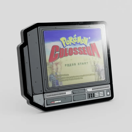 CRTV Lenticular Colosseum Pin
