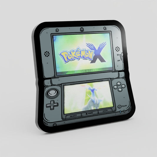 3DS Lenticular X Enamel Pin