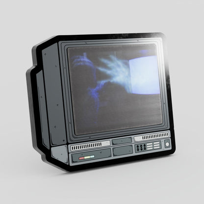 CRTV Lenticular Poltergeist Pin