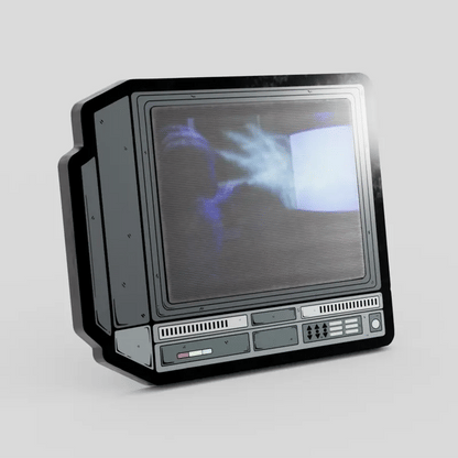 CRTV Lenticular Poltergeist Pin