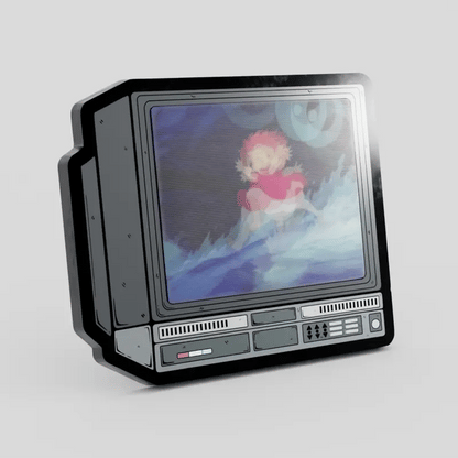 CRTV Lenticular Ponyo Pin