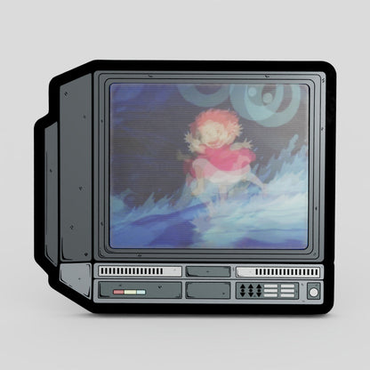 CRTV Lenticular Ponyo Pin