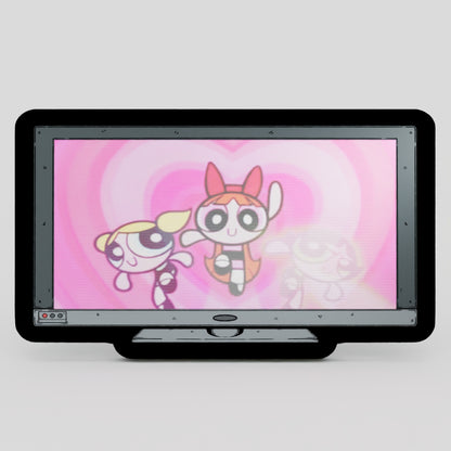 Monitor Lenticular Power Puff Girls Enamel Pin