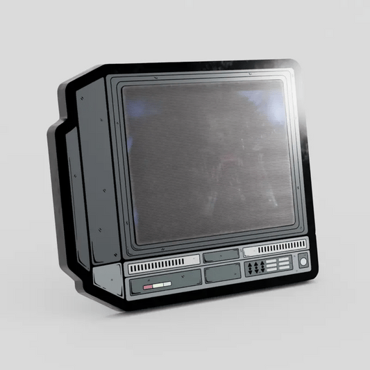 CRTV Lenticular Predator Pin