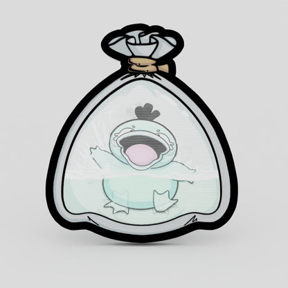 Psyduck Shiny Fishbag Lenticular Pin