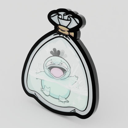 Psyduck Shiny Fishbag Lenticular Pin