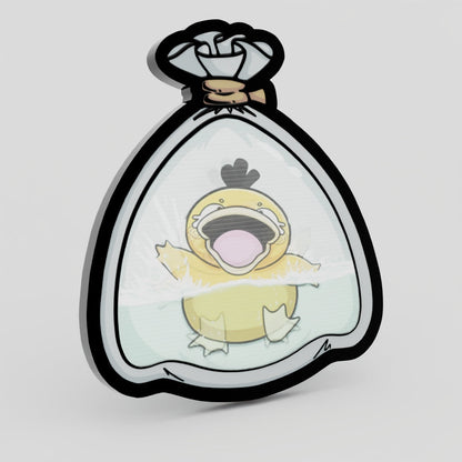 Psyduck Fishbag Lenticular Pin