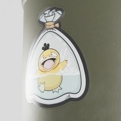 Psyduck Fishbag Vinyl Sticker