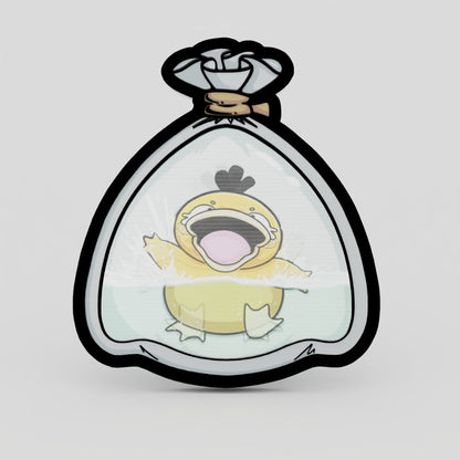 Psyduck Fishbag Lenticular Pin