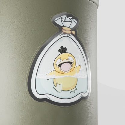 Psyduck Fishbag Vinyl Sticker