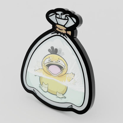 Psyduck Fishbag Lenticular Pin