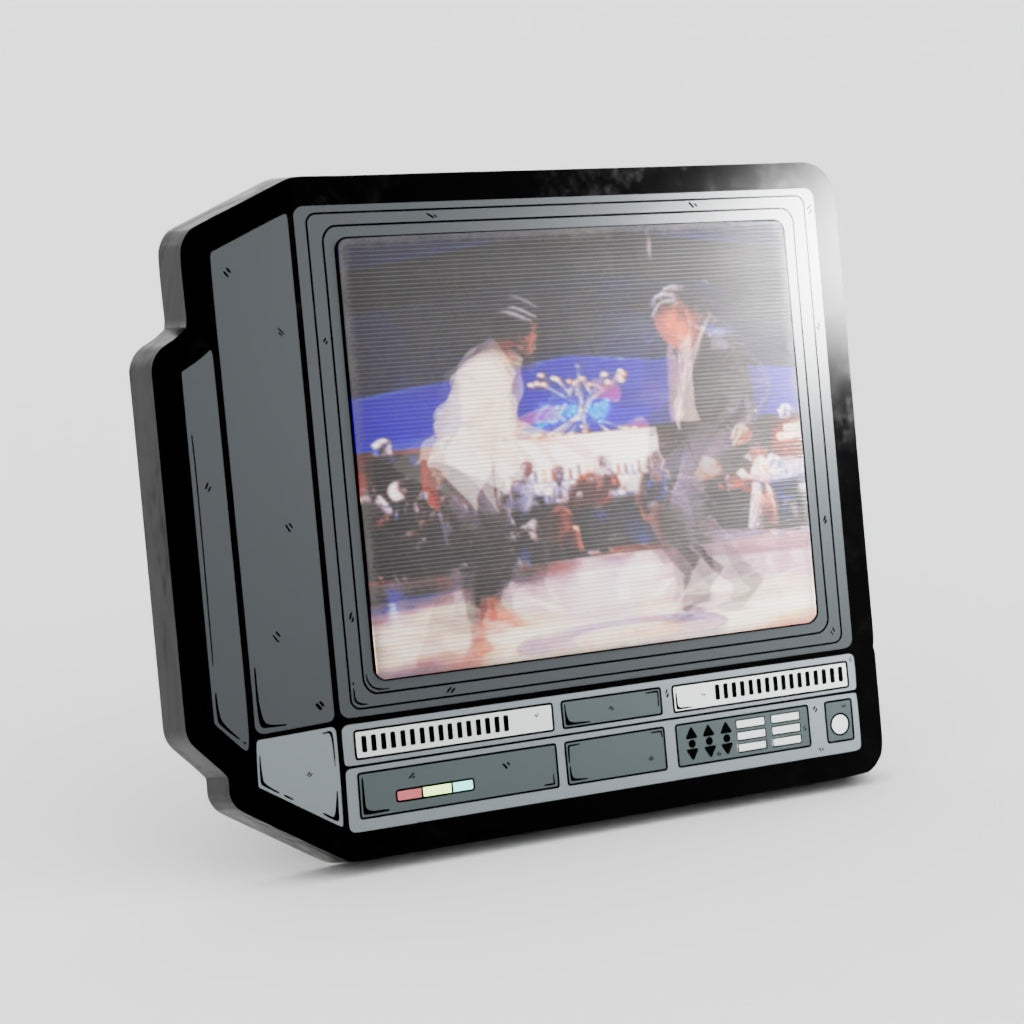 CRTV Lenticular Pulp Fiction Pin