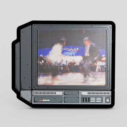 CRTV Lenticular Pulp Fiction Pin