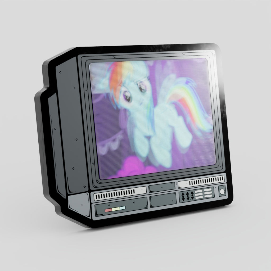 Rainbow Dash Lenticular Enamel Pin