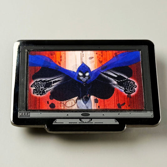 Monitor Lenticular {Teen Titans} Raven Enamel Pin