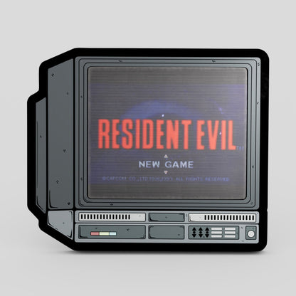CRTV Lenticular Resident Evil 1 Pin