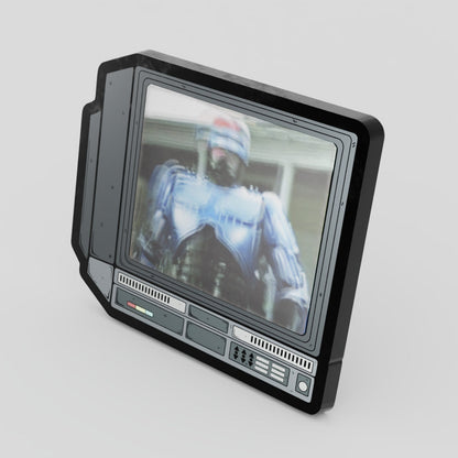 CRTV Lenticular Robo Cop Pin