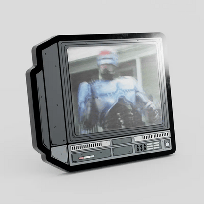 CRTV Lenticular Robo Cop Pin