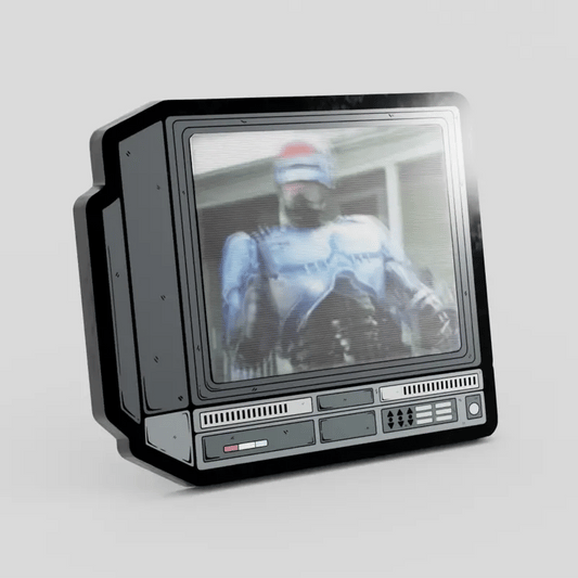 CRTV Lenticular Robo Cop Pin