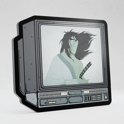 CRTV Lenticular Samurai Jack v2 Pin