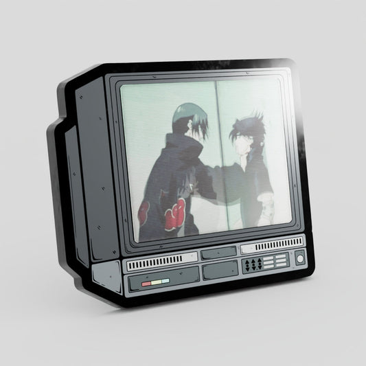 CRTV Lenticular Sasuke Itachi Choke Wall Pin