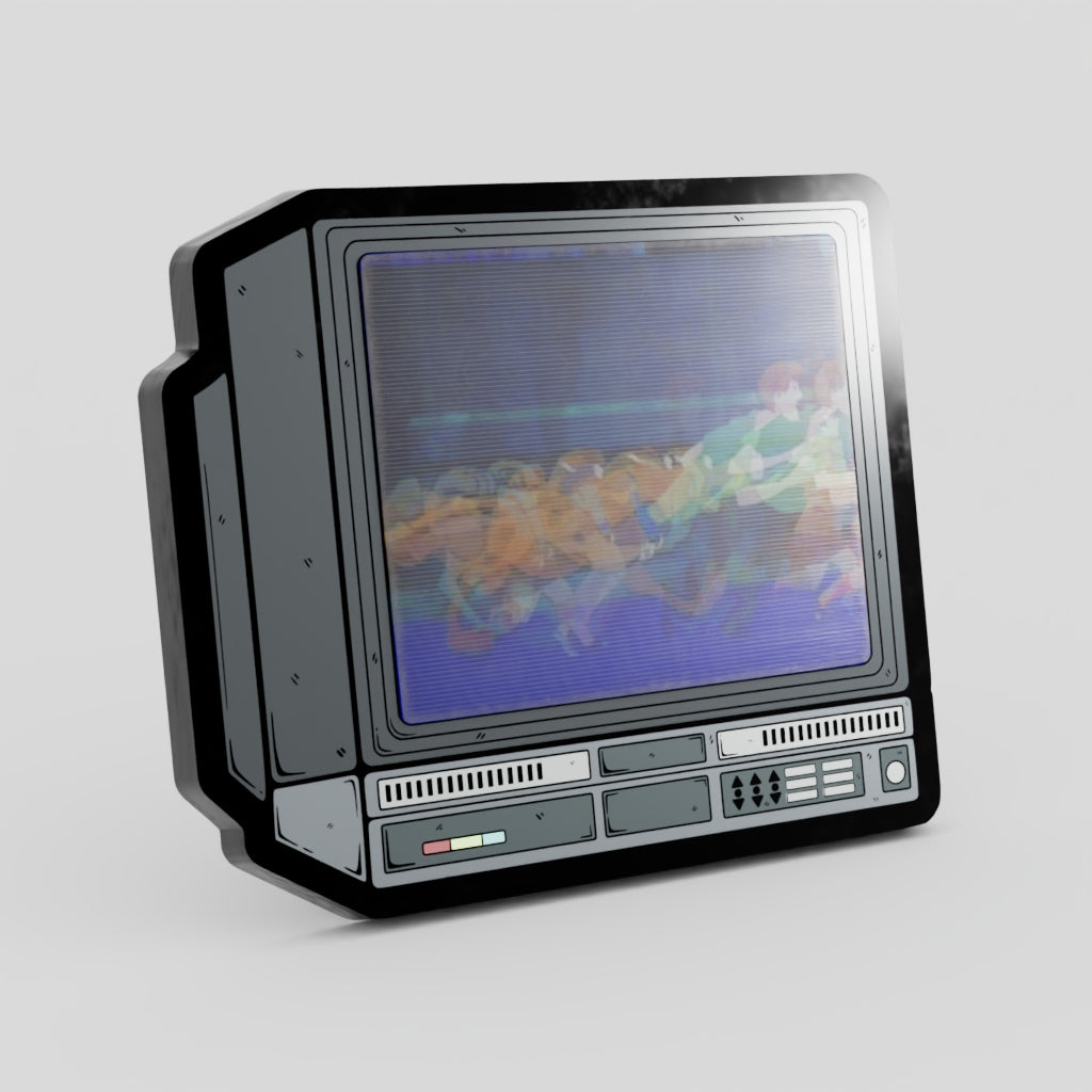 Scooby Doo Lenticular CRTV pin