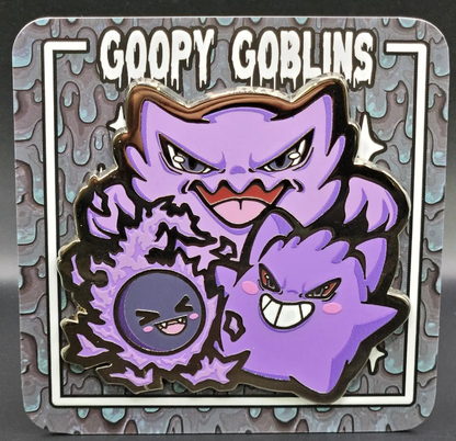 2.5" Gengar Trio Hard Enamel Pin