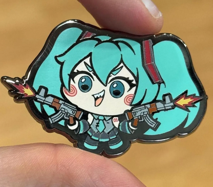2" Battle Royale Miku Hard Enamel Pin