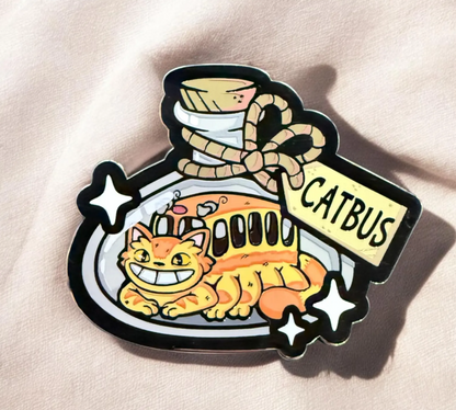 2.5" Soot Ghibli Potion Pins