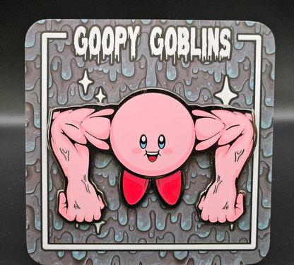 WS-2.5" Shredded Kirby Hard Enamel Pin