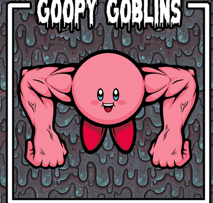 WS-2.5" Shredded Kirby Hard Enamel Pin