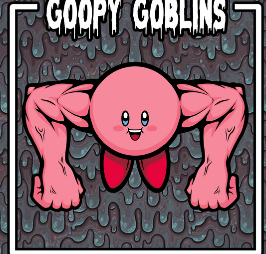 2.5" Shredded Kirby Hard Enamel Pin