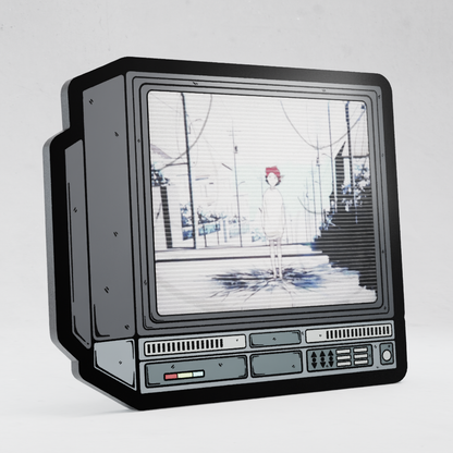 CRTV Lenticular Serial Experiments Lain Pin