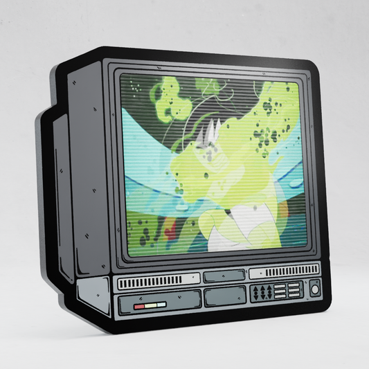 CRTV Lenticular Shego Pin