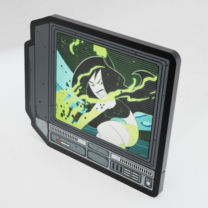 CRTV Lenticular Shego Pin