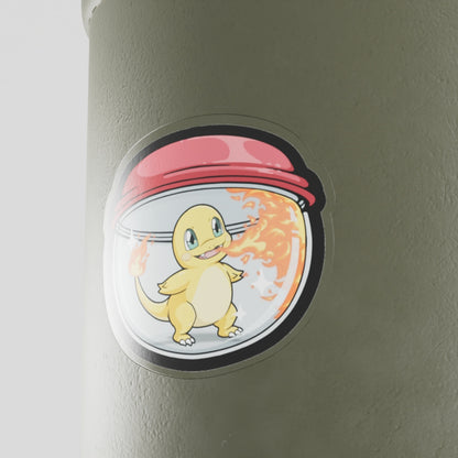 Shiny Charmander Gachapon Vinyl Sticker