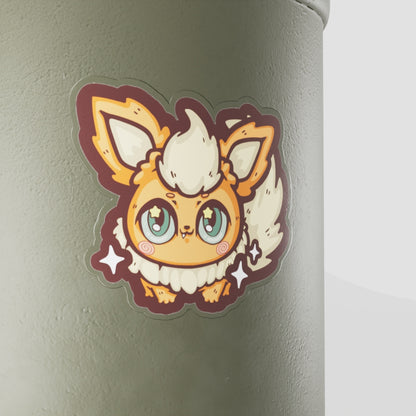 Shiny Flareon Vinyl Sticker