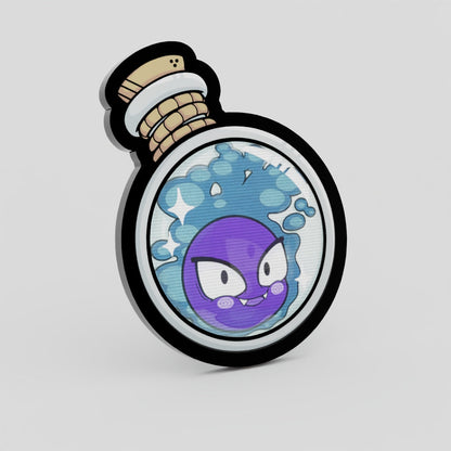 Ghastly Shiny Potion Lenticular Pin